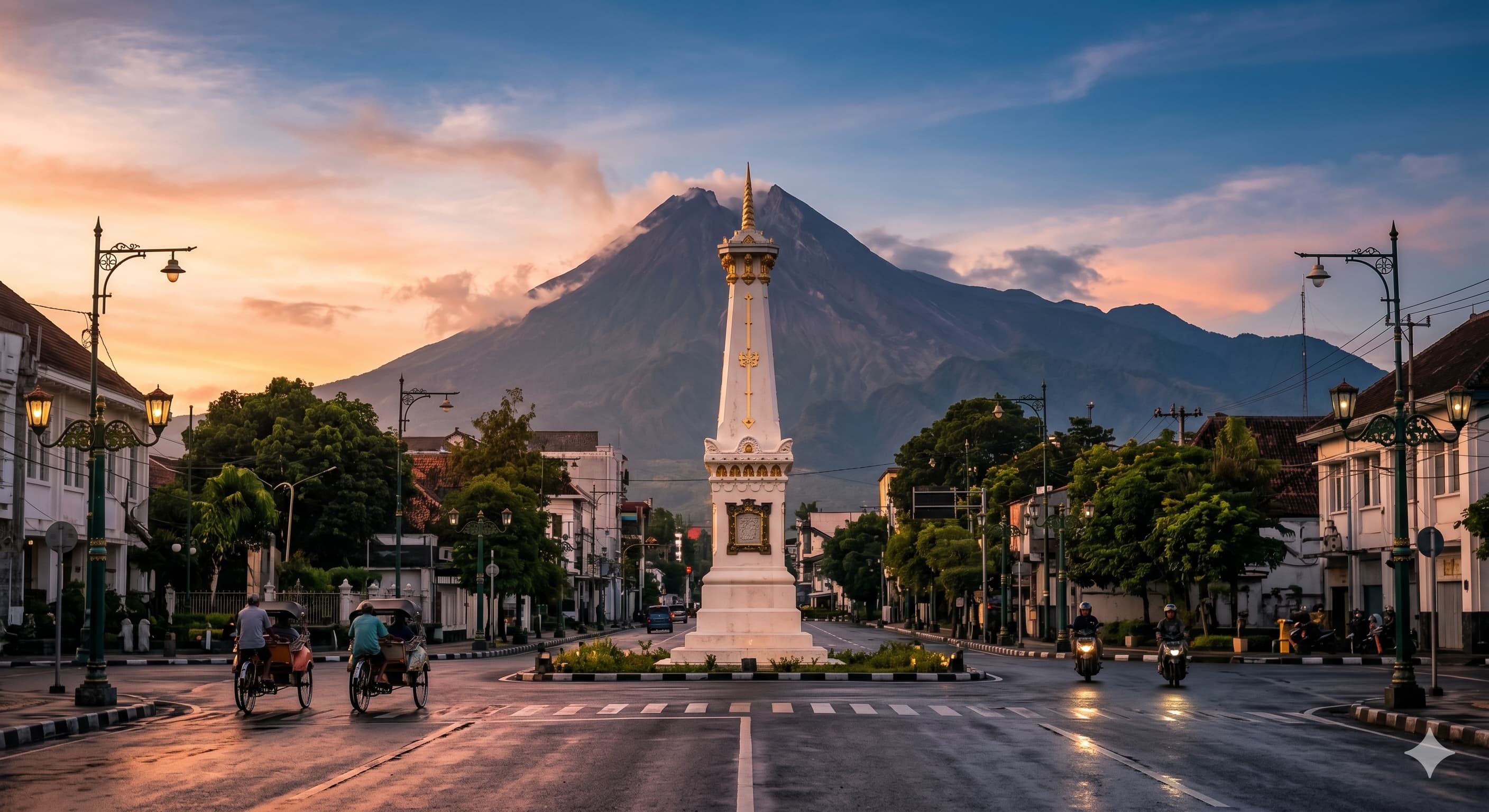 Yogyakarta city view